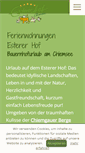 Mobile Screenshot of estererhof.de